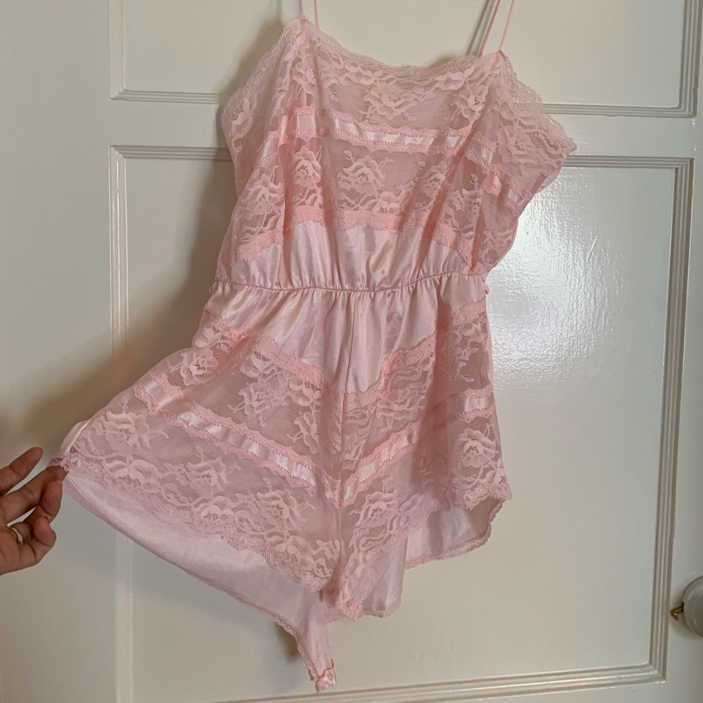 Vintage Texsheen Teddy Bodysuit - S